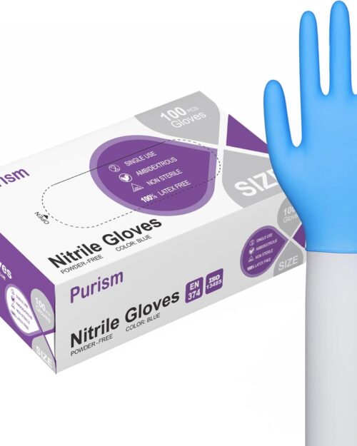Daddy's Choice Nitrile Gloves 100Pcs 1000 Pcs Disposable Blue, Small/Medium/Large/XLarge, No Latex No Powder