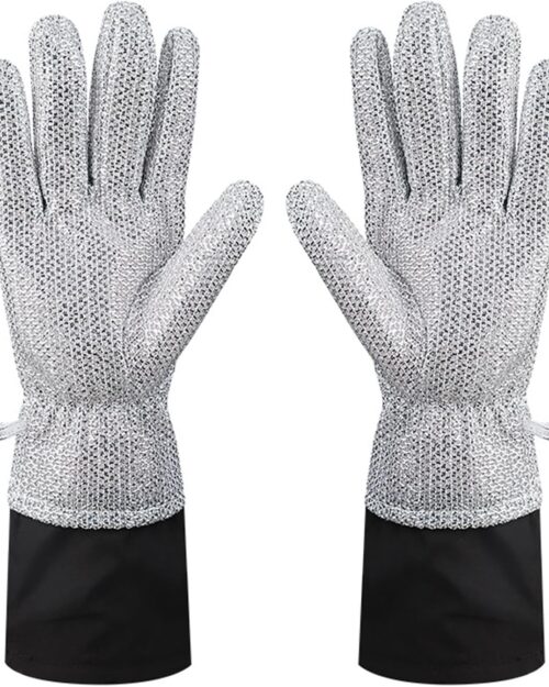 Dishwashing Gloves，Multipurpose Non-Scratch Scrubbing Waterproof Anti-Hot & Oil-Resistance Kitchen Cleaning Gloves