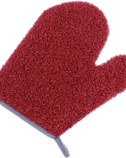 Swimming Pool Cleaning Gloves Storage Rack Close Basket Swimming Pool Grouting Gloves Scissors Bag Mini Toothpaste Bracket Swimming Pool Glove Silicone Material Red